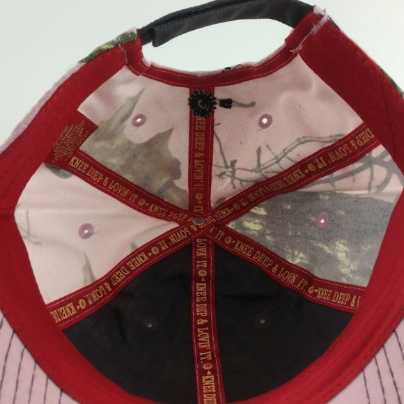 Farm Girl Cap Farming Mossy Oak Pink Hat - Picture 4 of 8